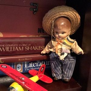 Vintage Composition Boy Doll Mexico / Spain